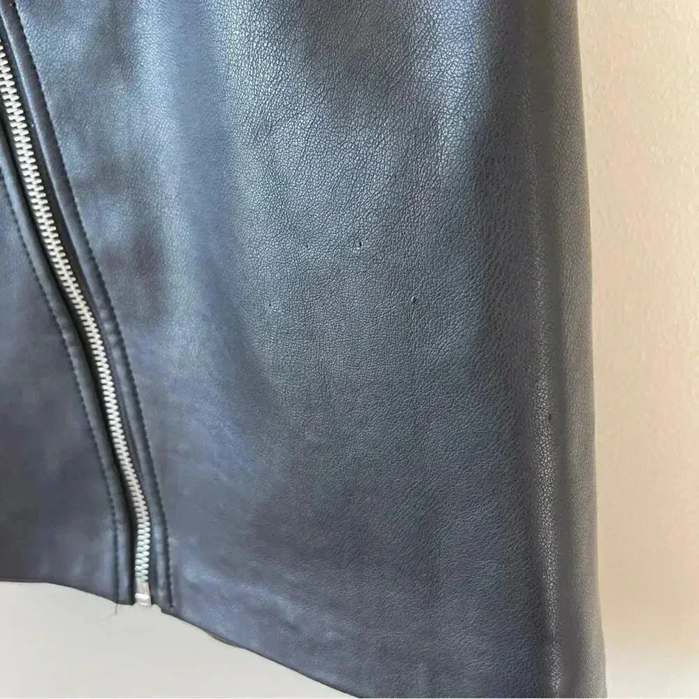 Blank NYC It Takes Two Vegan Leather High Rise Skirt Size 30 - Image 6