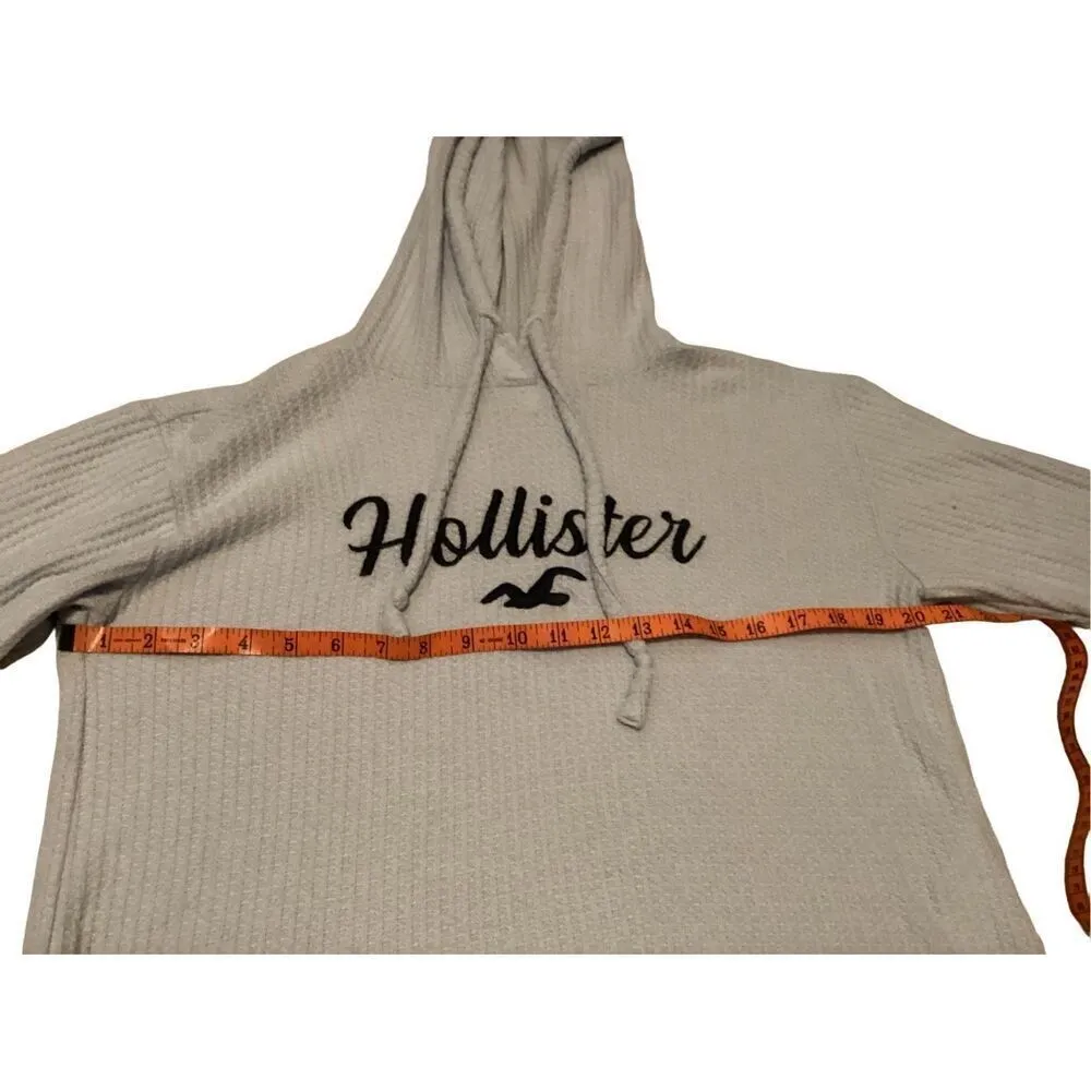 Hollister Pullover Hooded Sweatshirt Hoodie Embroidered Preppy - Image 7