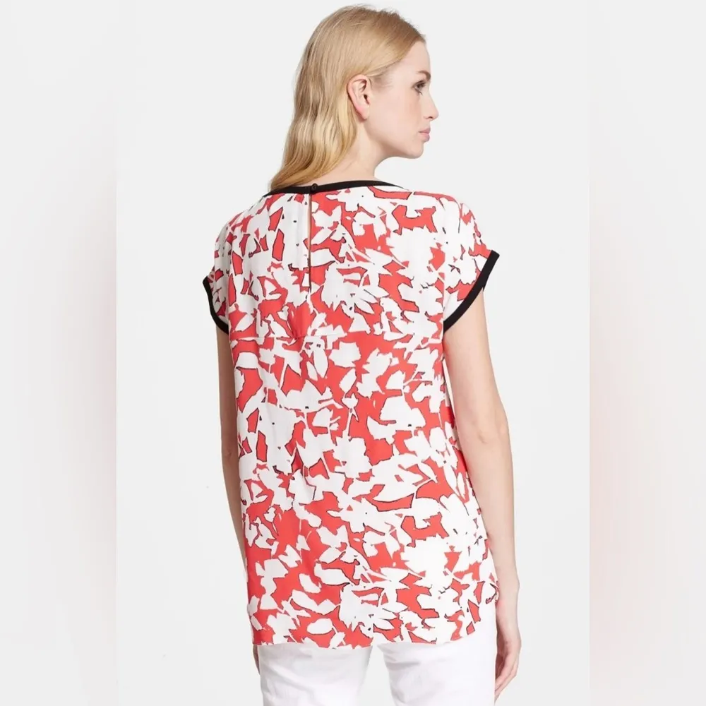 Kate Spade Cap Sleeve Print Top - Image 2