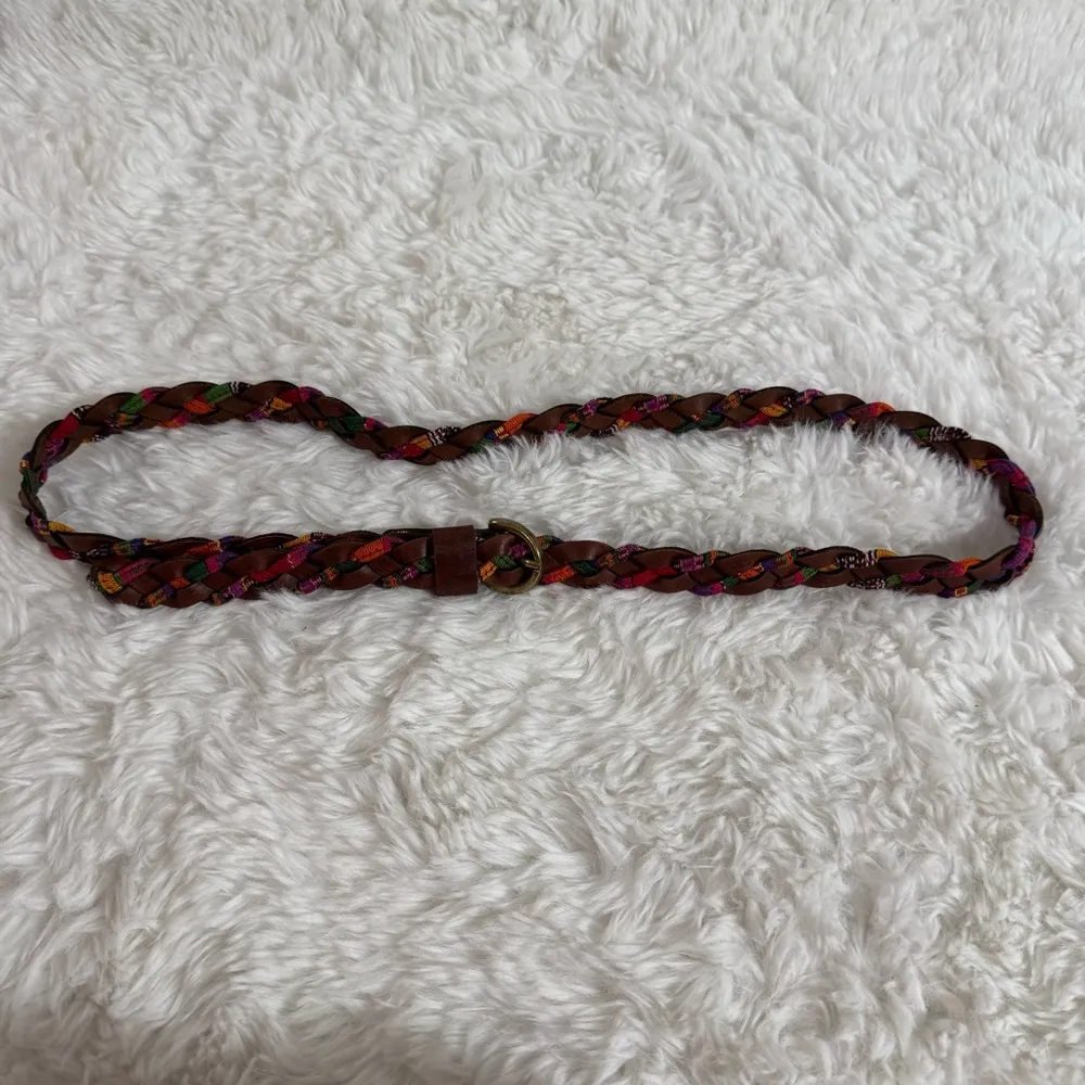 Old Navy Multicolor Braided Belt - Image 10