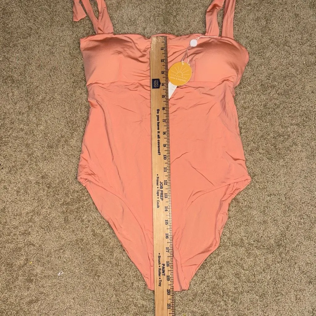 Citrine Swimwear India one piece swimsuit salmon pink size‎ M NEW Orange Size M - Image 3