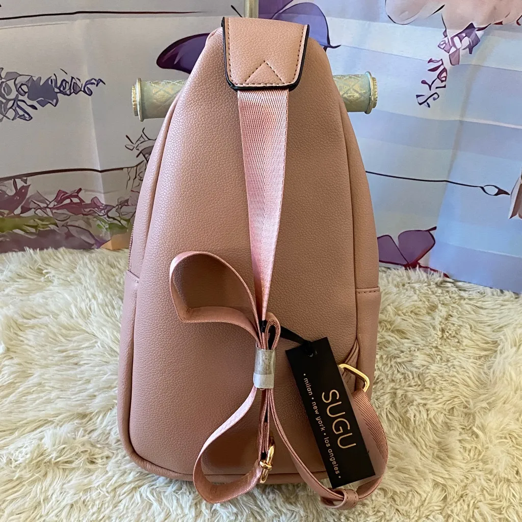 NWT SUGU Eva Triple Compartment
Crossbody Sling Bag Pink - Image 10