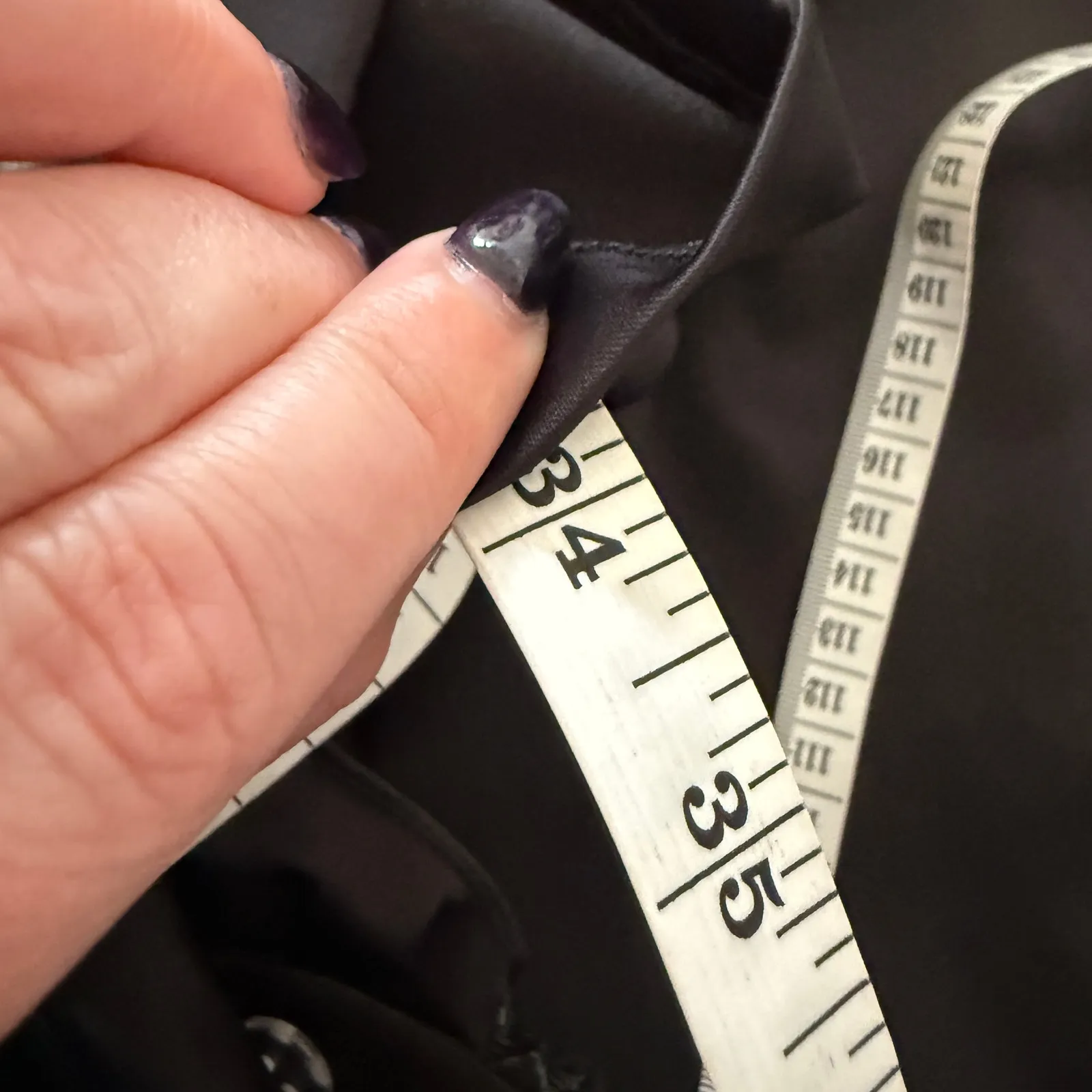 BARDOT | Black Satin One Shoulder Ruffle Sleeve Mini Cocktail Dress LBD | Size 6 - Image 11