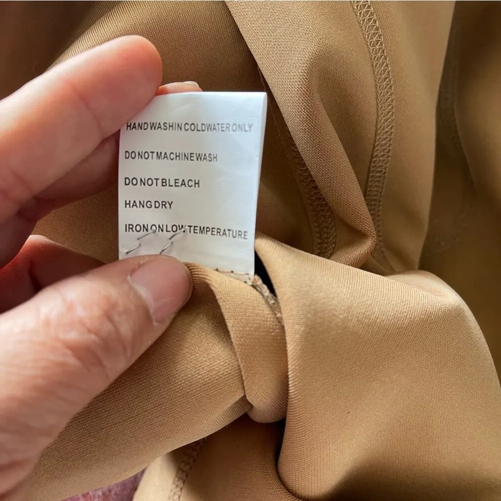 Anthropologie NEW faux suede floral long‎ line jacket size XL - Image 4