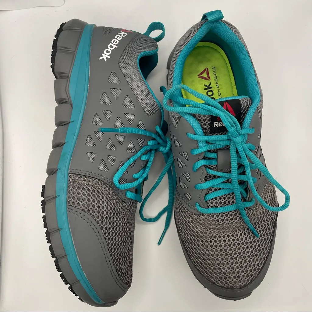 Reebok subtitle cushion work athletic work shoes women’s Size 10 Wide - Image 5