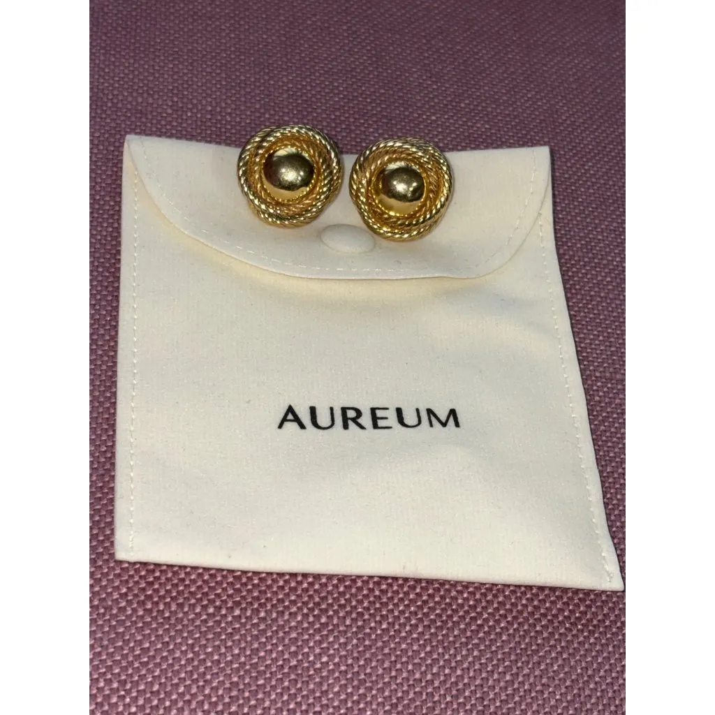 AUREUM Naomi Earrings in Gold One Size Womens - Image 4