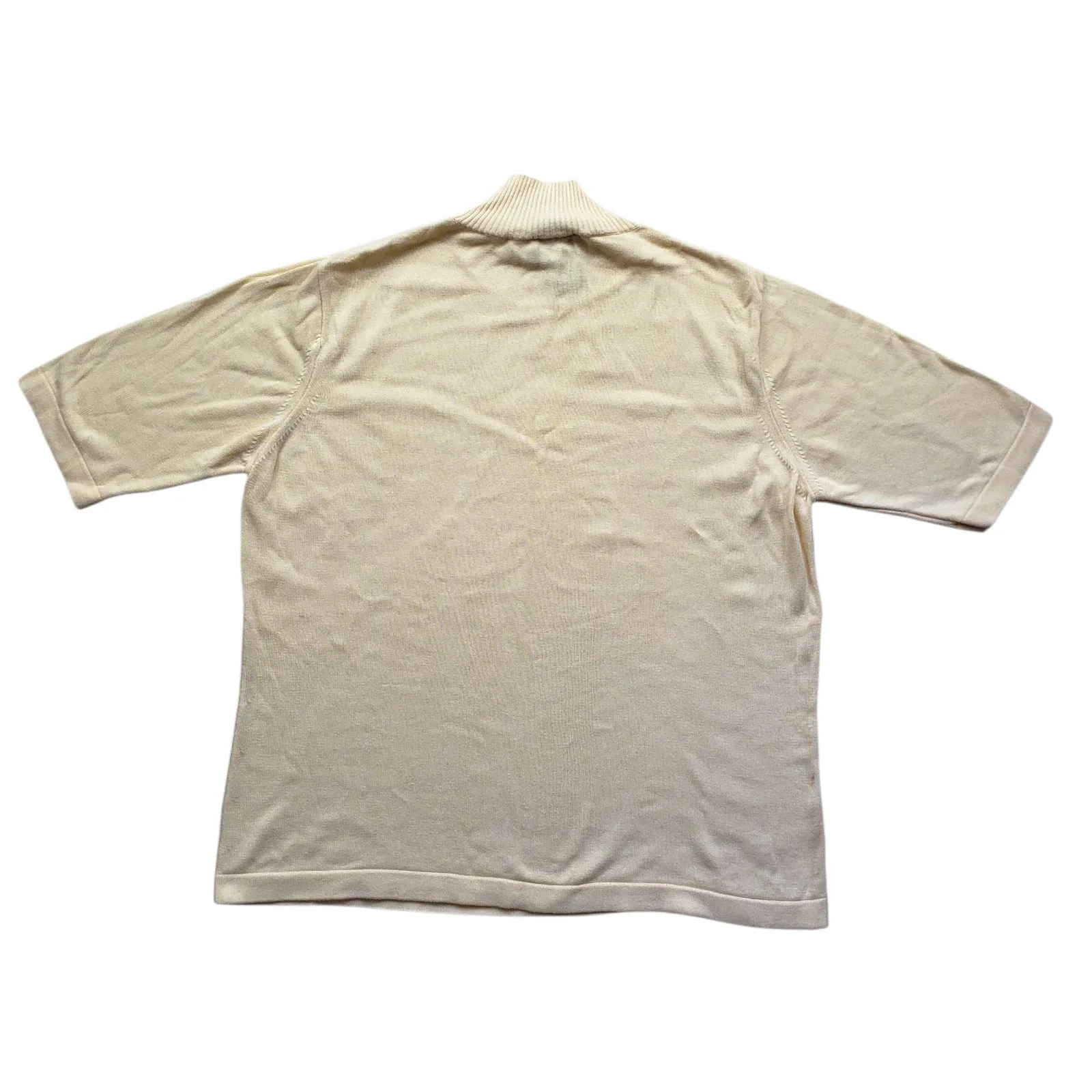 Vintage Talbots Womens Large Yellow Pullover Sweater Top Mock Neck - Image 10