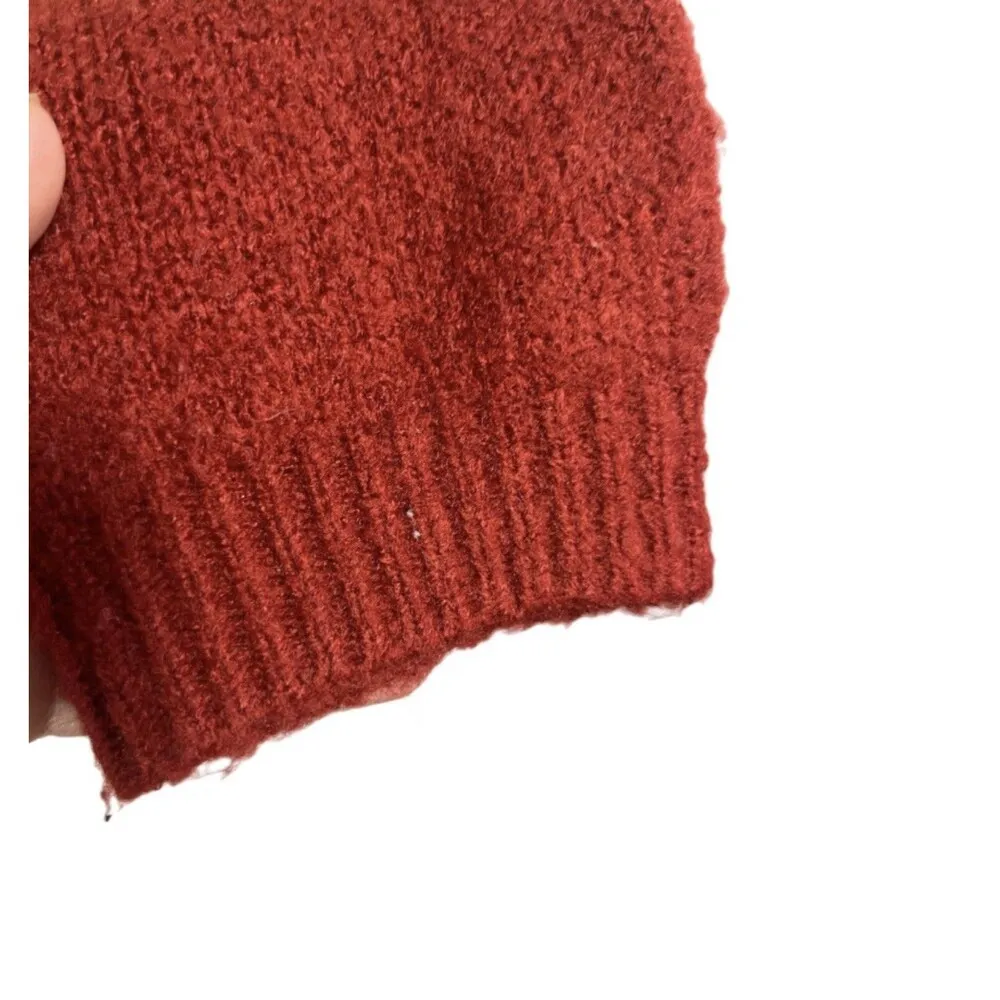 Cliche’ Wool Blend Colorblock V Neck Sweater Size XL Blue - Image 4