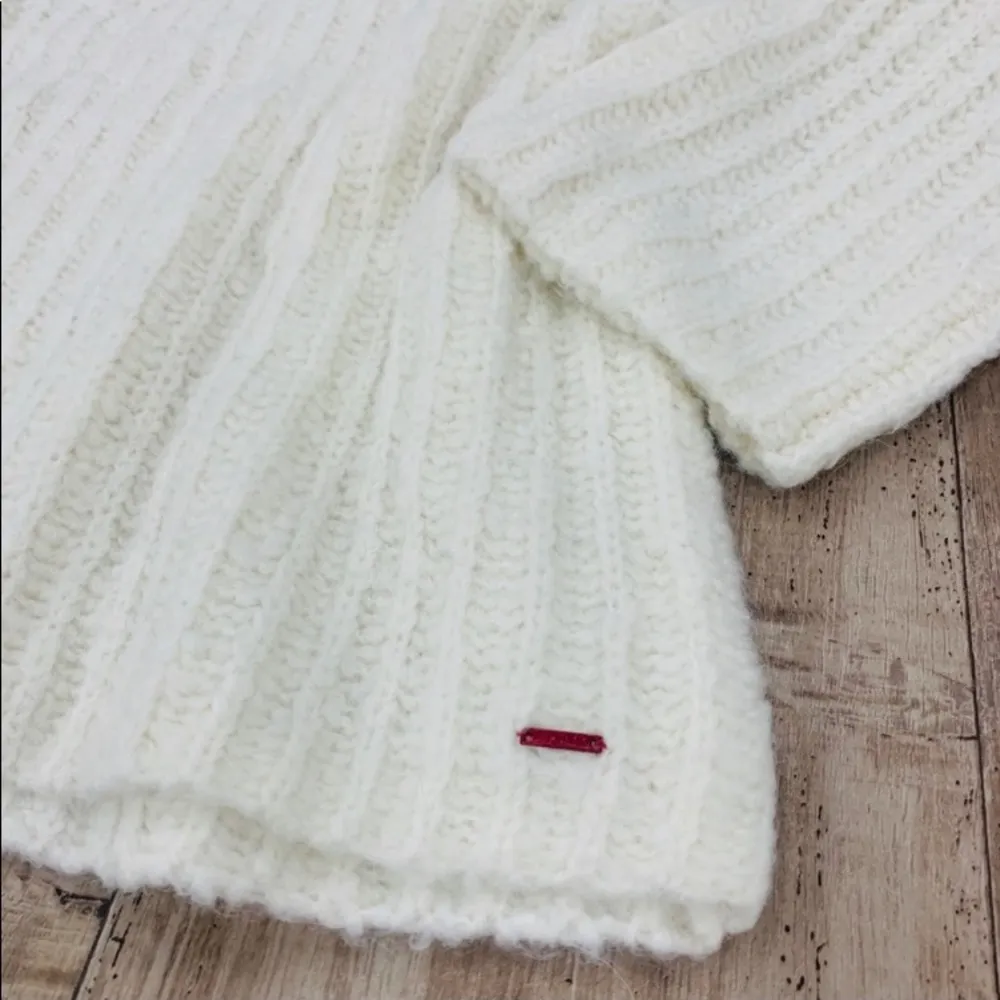 NEW! n: PHILANTHROPY Brantley S-M Mock Neck Chunky Knit Sweater Cutout Sleeve - Image 3