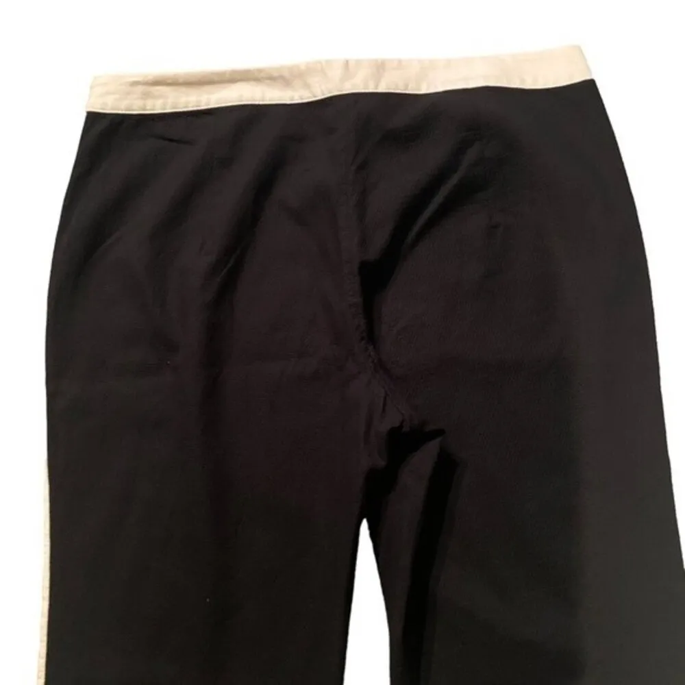 Derek Lam Women's Size M Tuxedo Stripe Trouser Pants Black Cream Office Career‎ - Image 6