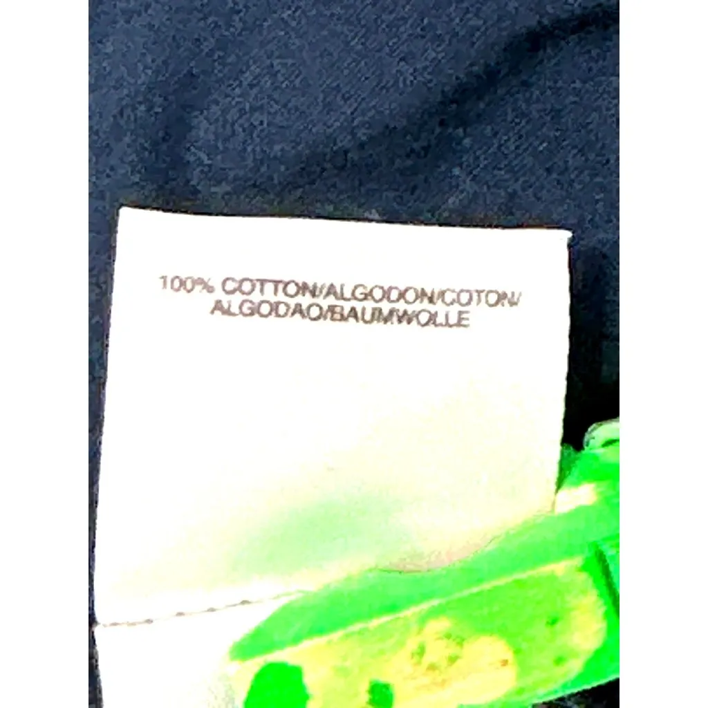 Jones New York Sport Large Navy Blue Circle Pattern Button Up Top Urban Heritage - Image 10