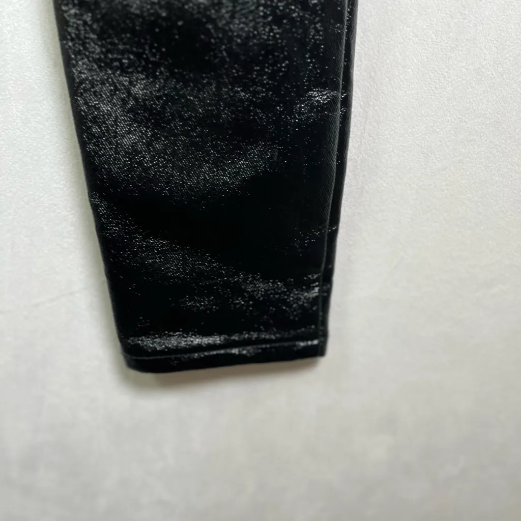 We The Free by Free People Women’s Faux Leather High Rise Skinny Jeans Size 25 - Image 8