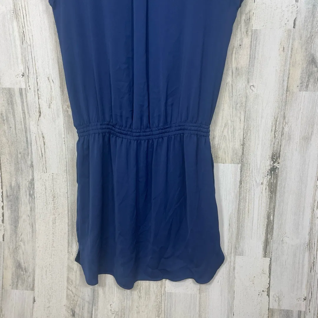 Vince Utility Drawstring Waist Shirt Dress Deep Navy Size Minimalist Casual Blue Size M - Image 10