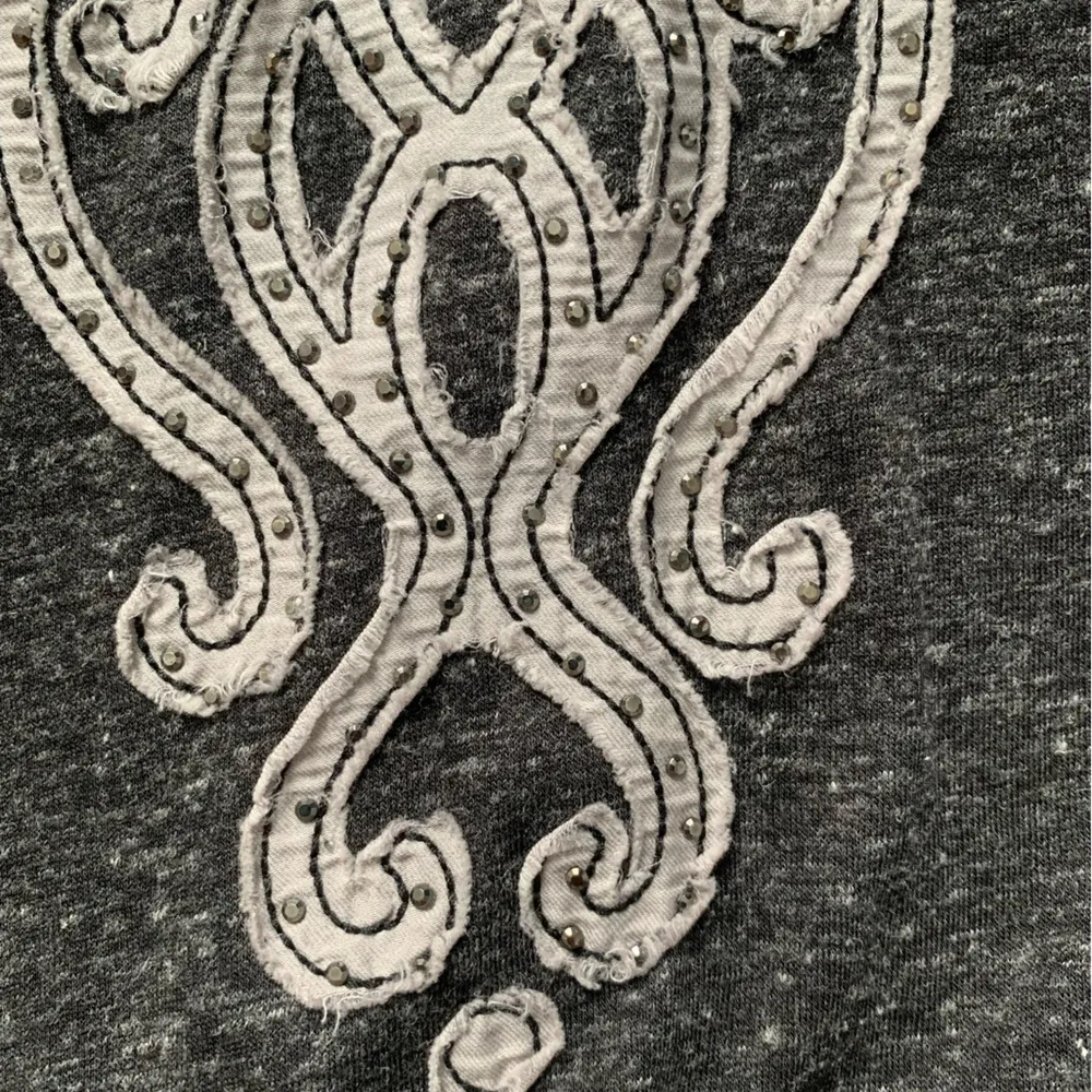 Miss Me  Dark Gray Button Front Jewel Cardigan L - Image 8