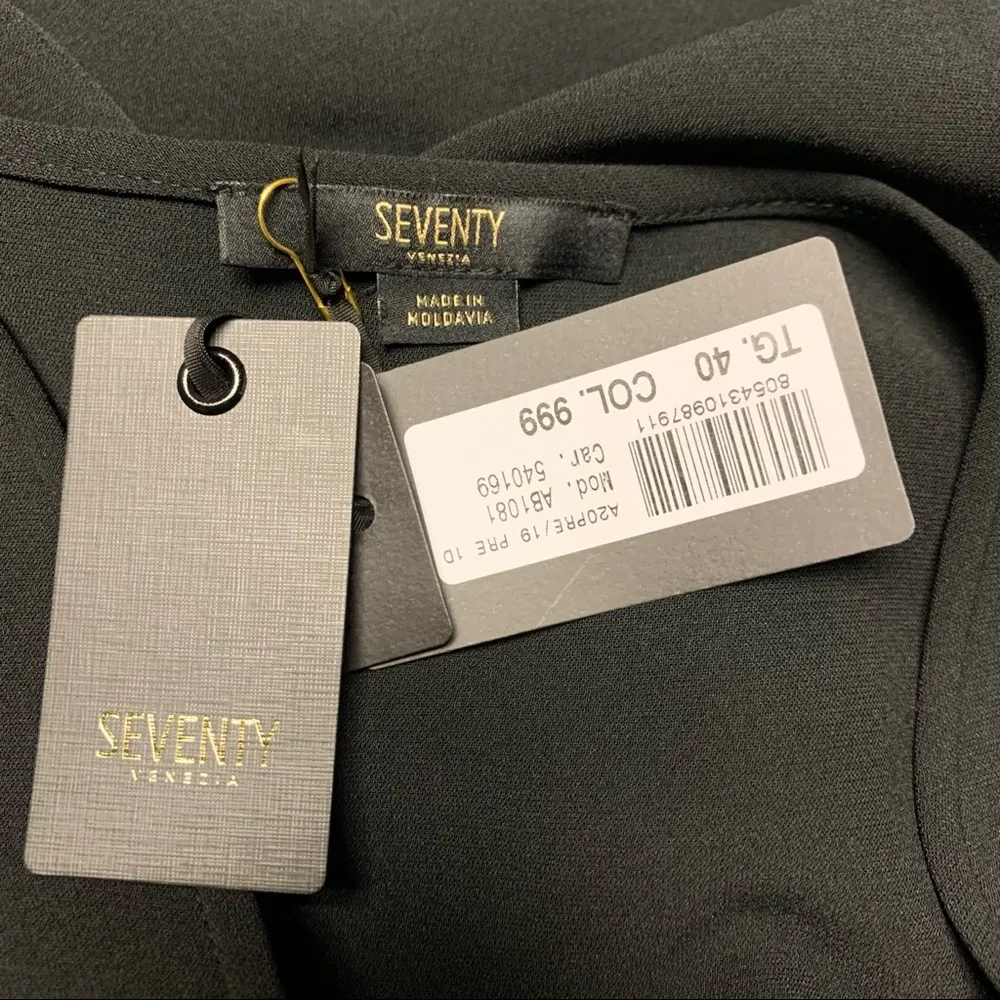 NEW Seventy Venezia Belted Asymmetrical Dress Size undefined - Image 4