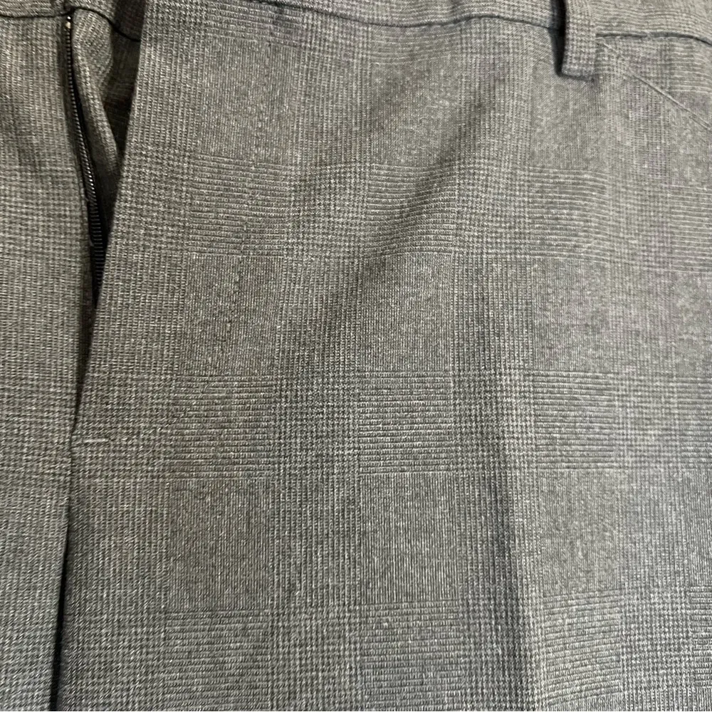 NWT Gap The Perfect Trouser Gray Plaid Flared Trouser Size 8 - Image 10