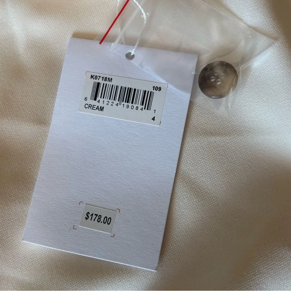 Gal Meets Glam Cream Jumpsuit Pantsuit Womens Size 4 New With Tags - Image 10