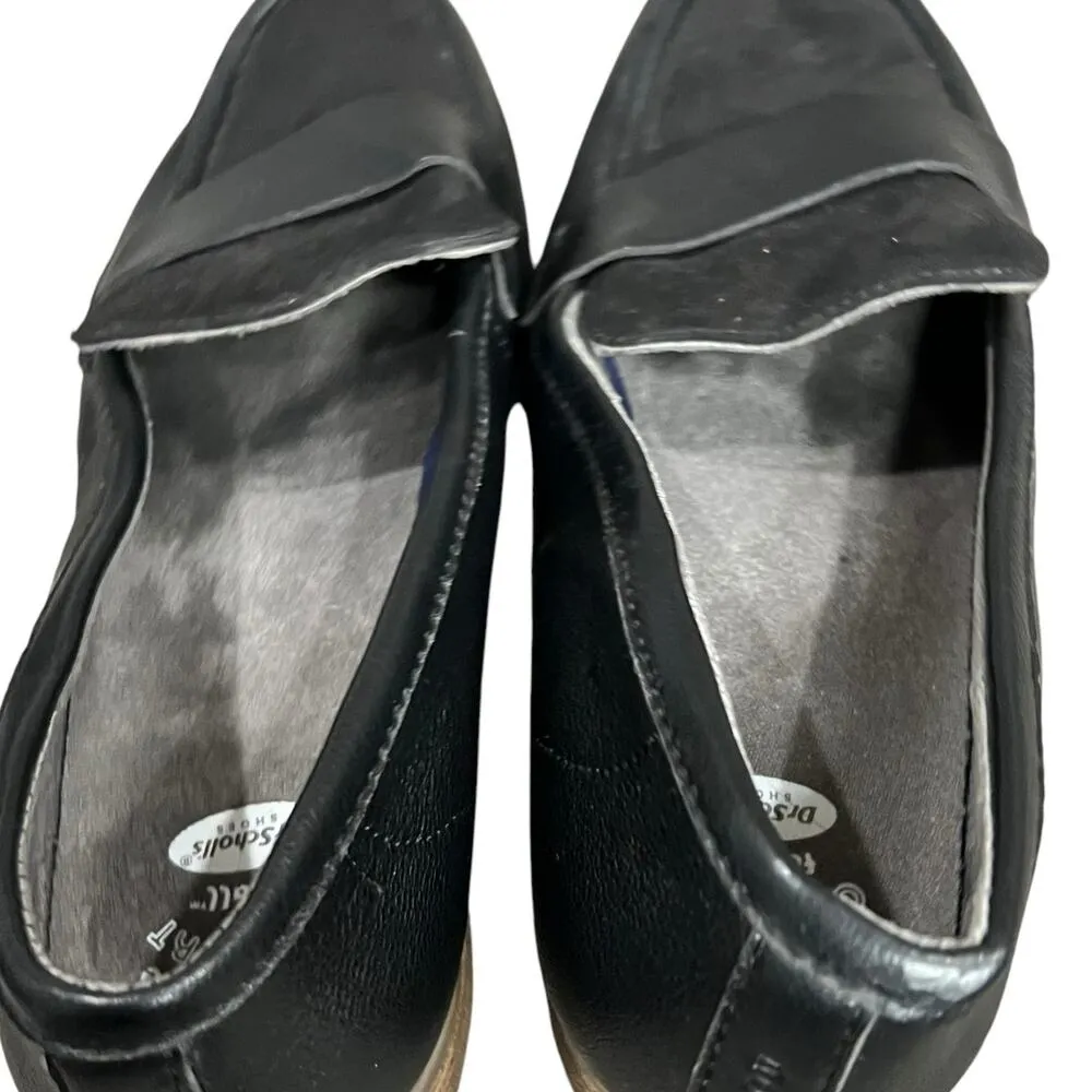 Dr Scholls Shoes Womens 10M Black Rate Moc Loafer Synthetic Slip On Work Comfort Size 10 - Image 5