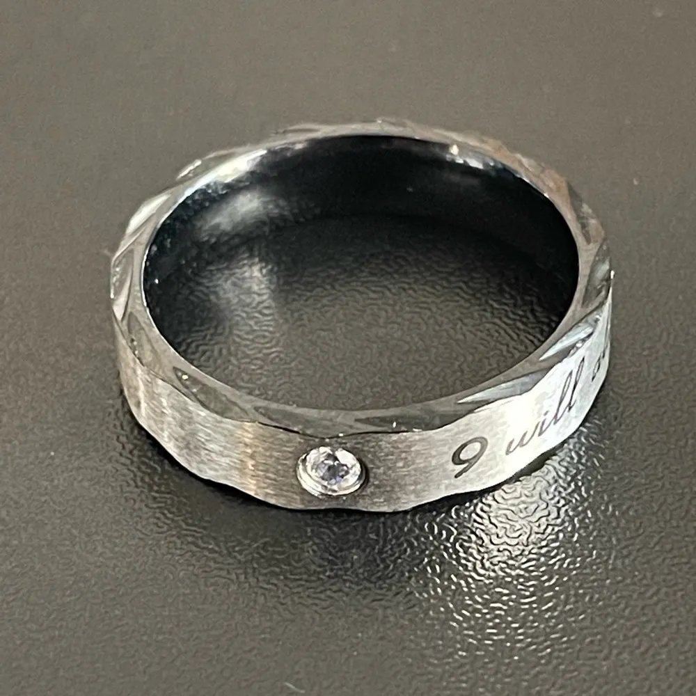 I will always be with you men promise ring size 9 - Image 5