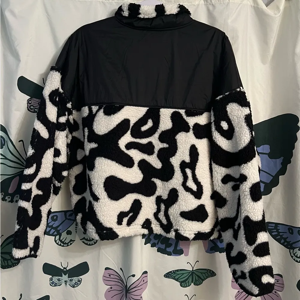 Abstract Sherpa jacket - Image 2