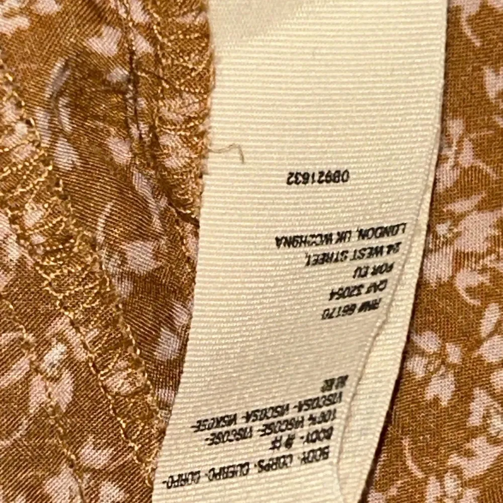 Free People Floral bohemian gold/Brown mini Dress - Image 4