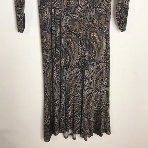 Karen Kane cafe chic beaded lightweight dress size medium cute festival boho - Image 4