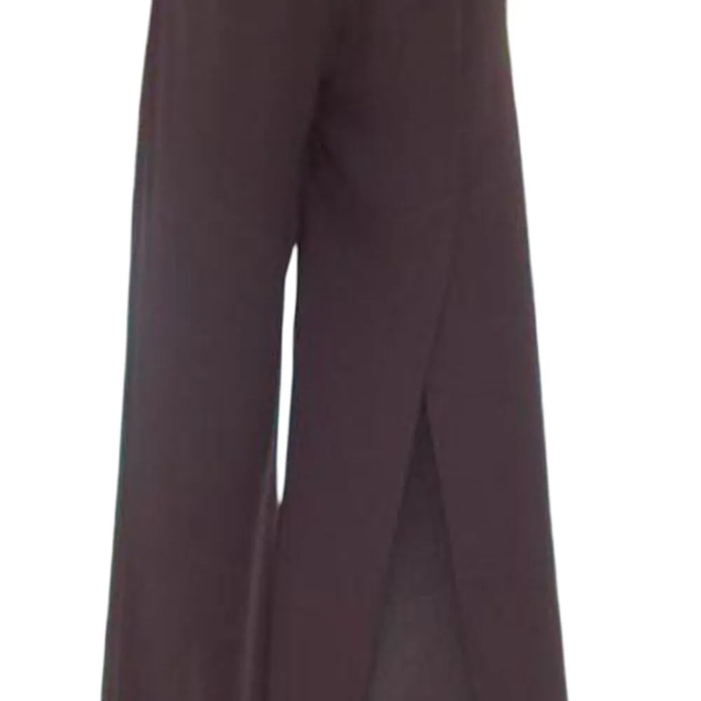 Cache  Expresso SPLIT-LEG to THIGH Front Back Rhinestone Buckle Pant NWT $138 New - Image 7