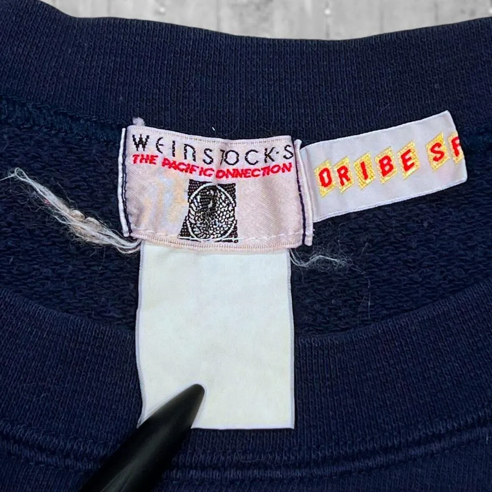 ★ Vintage Girl Scout Outdoor Training Navy Blue 80’s Crewneck Sweatshirt ★ - Image 5