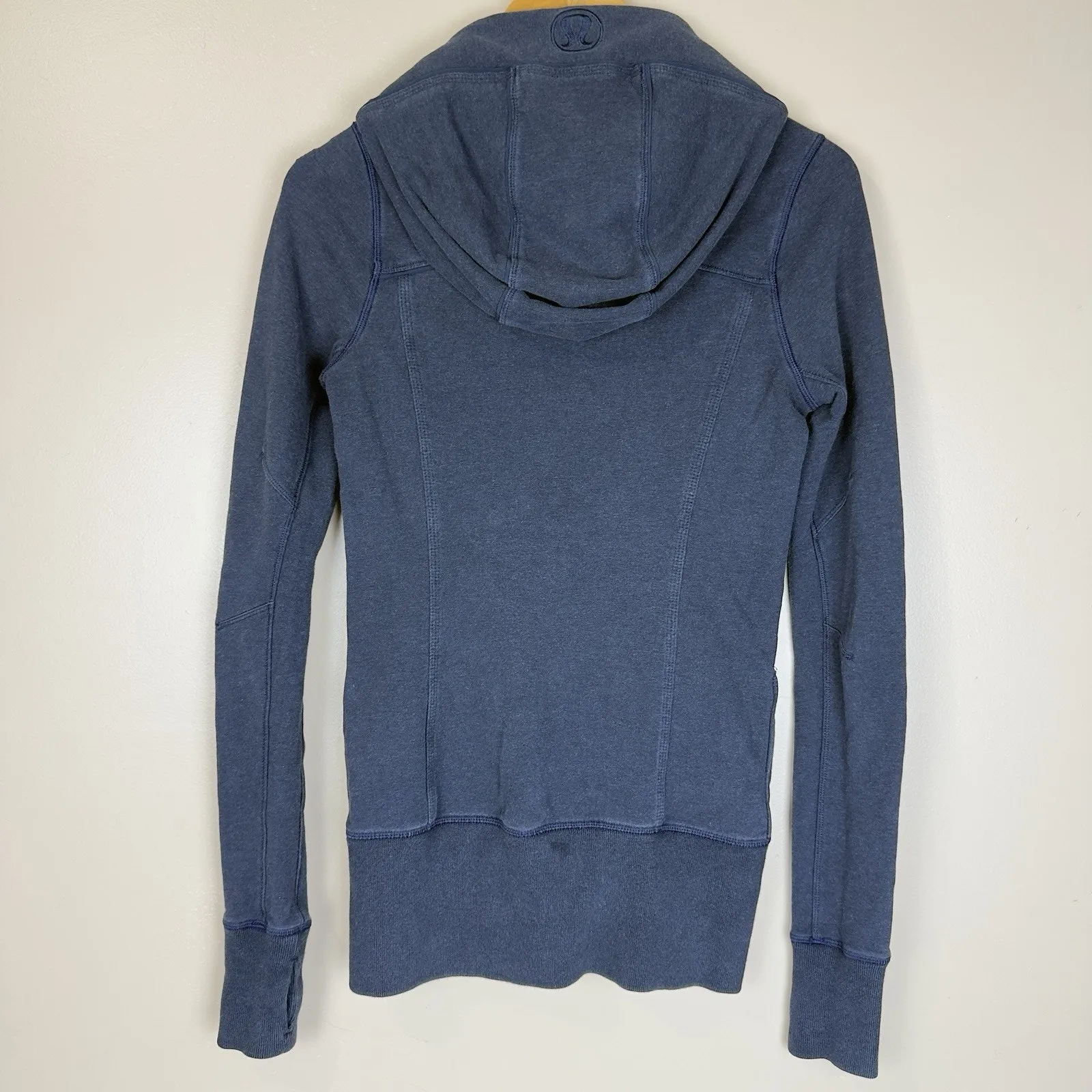 Lululemon Scuba Full Zip Hoodie Navy Blue Size 2 – Athletic & Versatile - Image 4