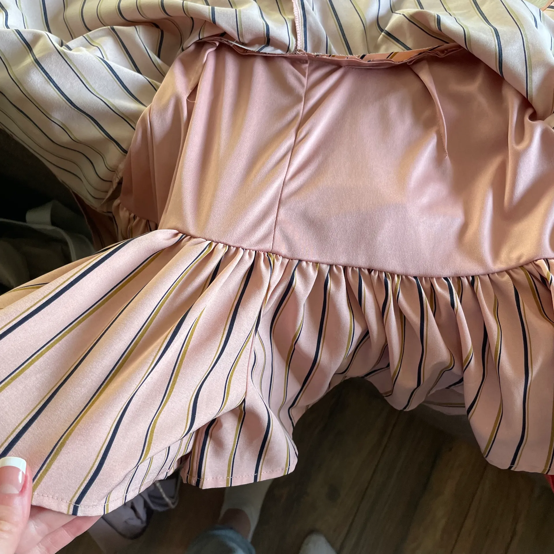 Altar'd State Striped Romper Dress - Image 6