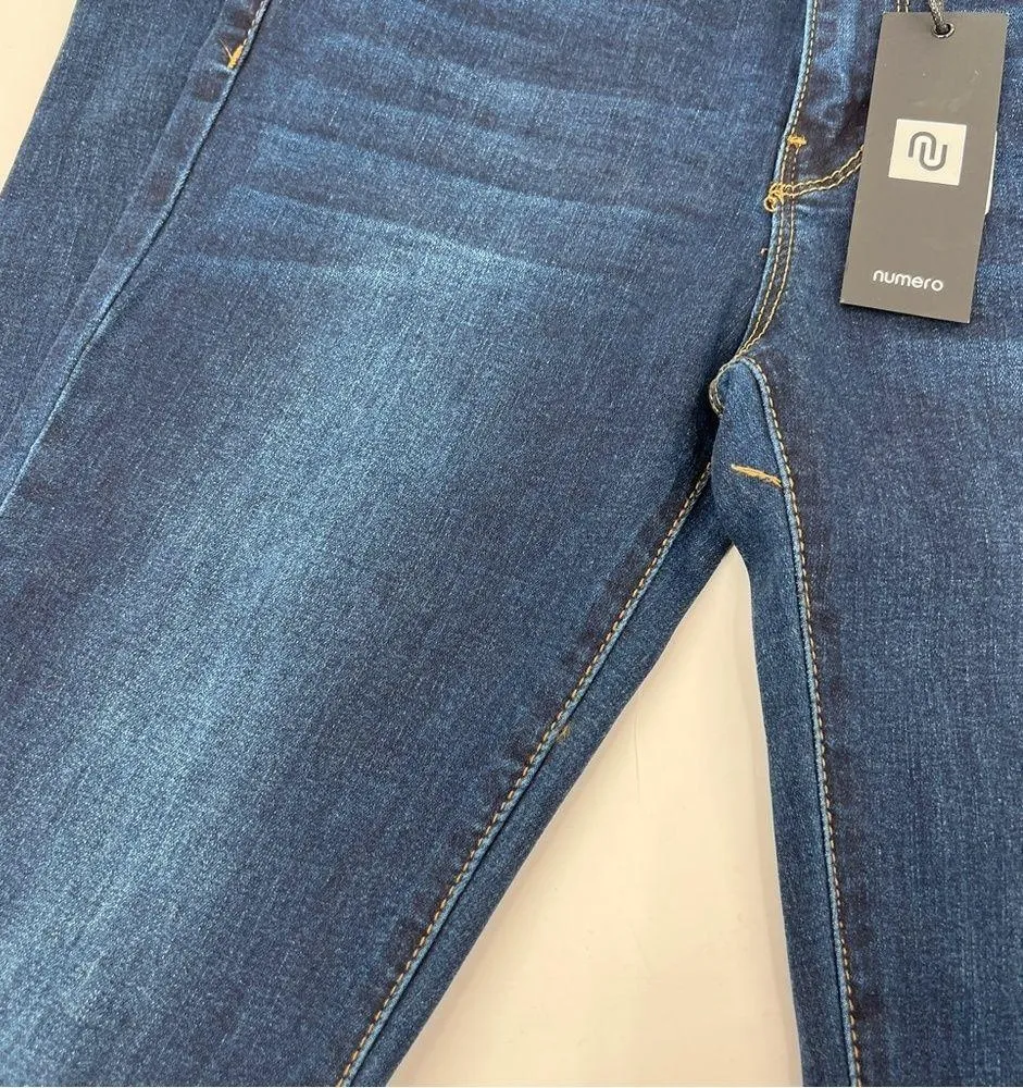 Numero Verona High Rise Skinny Indigo Blue Jeans Size 27 NWT - Image 5