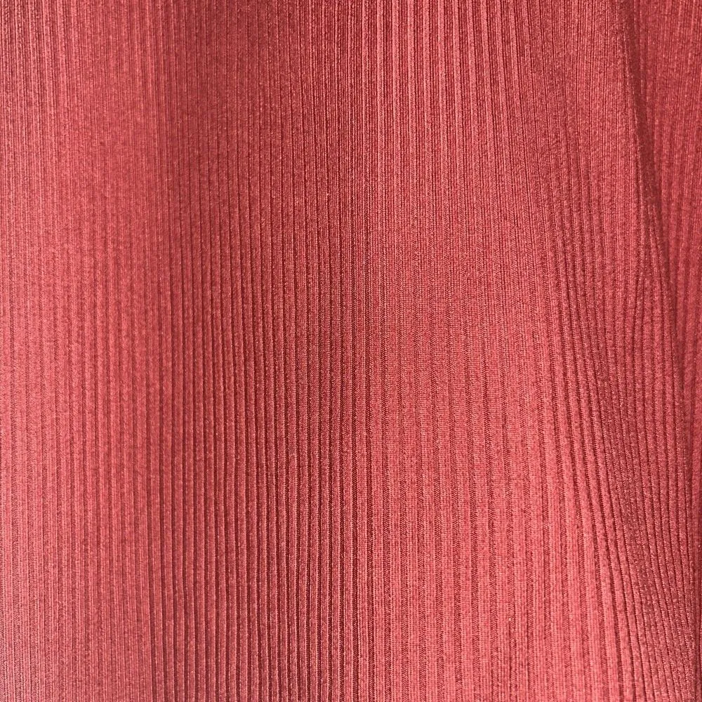 Capella Ribbed Cropped Tee And Skirt Set. Size Large. Dark Salmon Color - Image 4