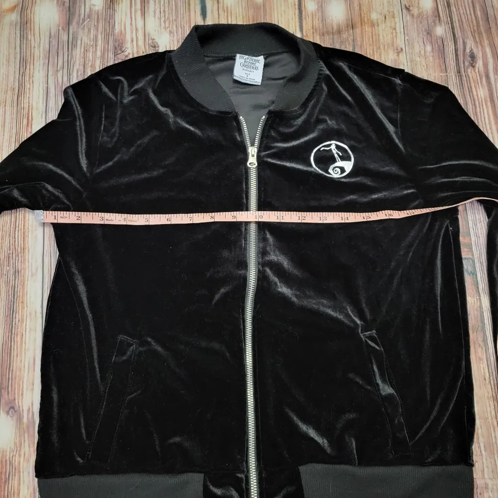 The Nightmare Before Christmas Velour zip jacket Size S - Image 6