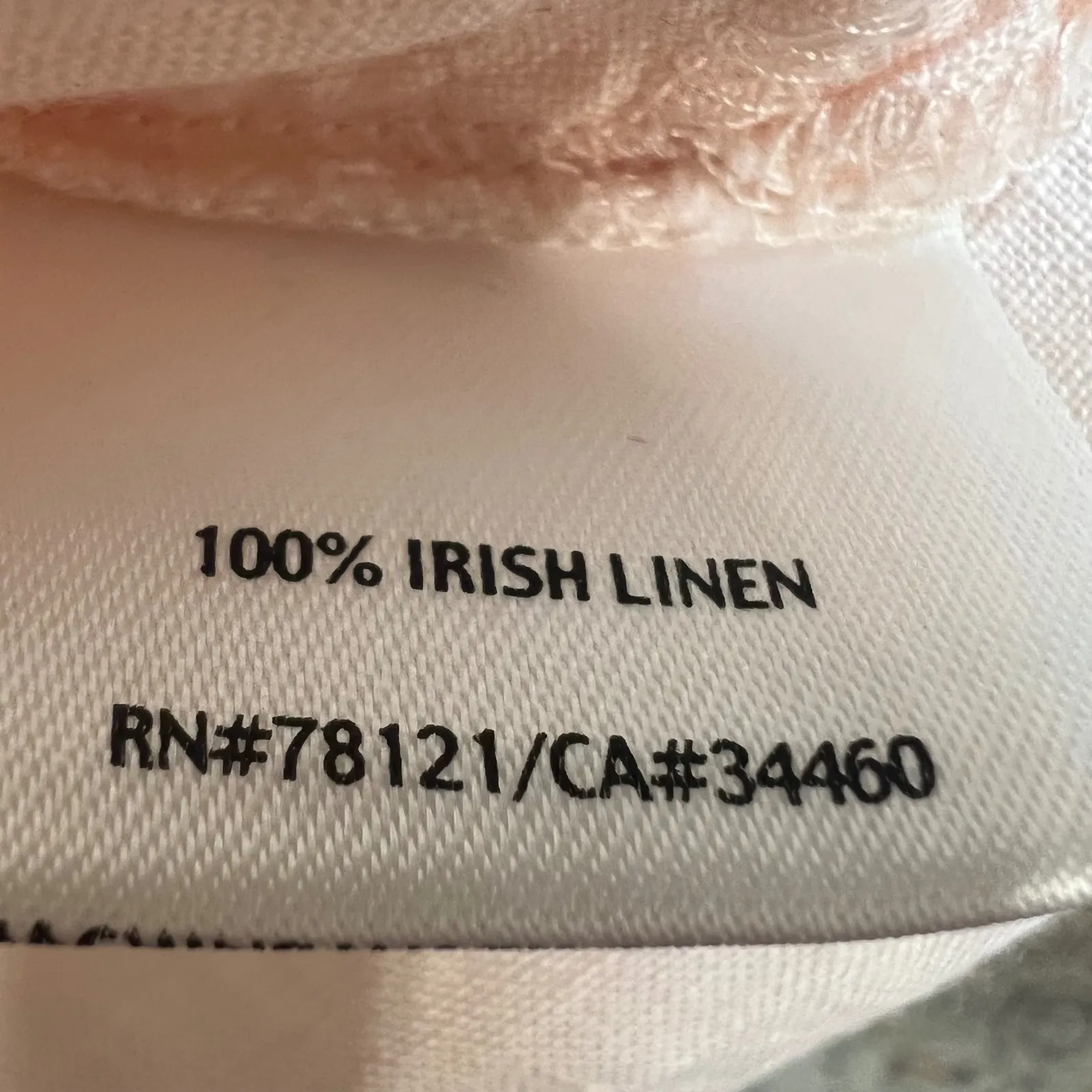 Eileen Fisher 100% Irish Linen Pale Pink Shirt Dress Quiet Luxury Minimalist L Size L - Image 7