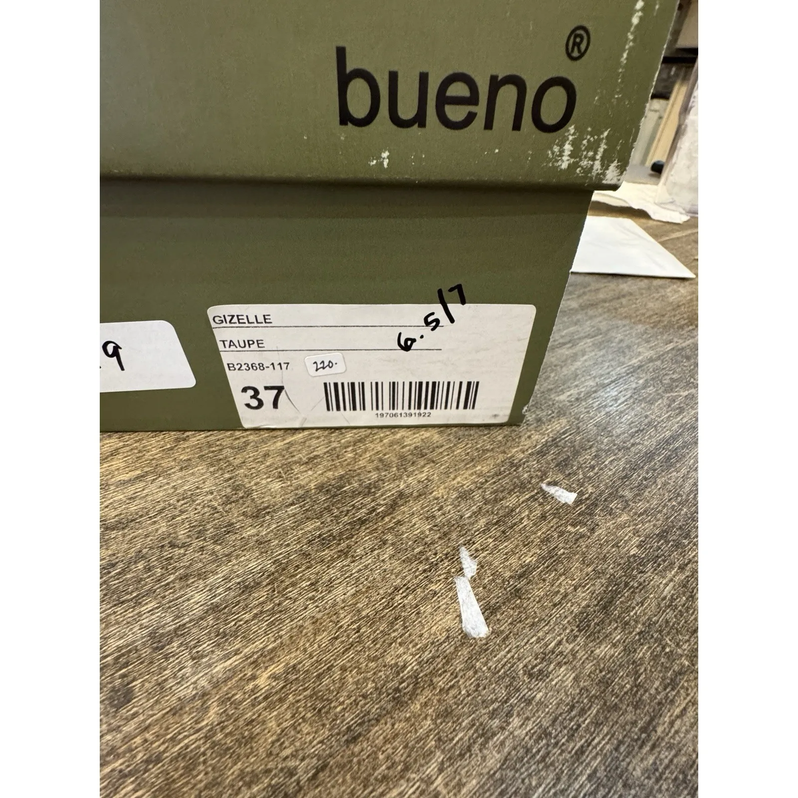 Bueno Gizelle Women's Boot Taupe Size 37 US 6.5-7 Color block - Image 11