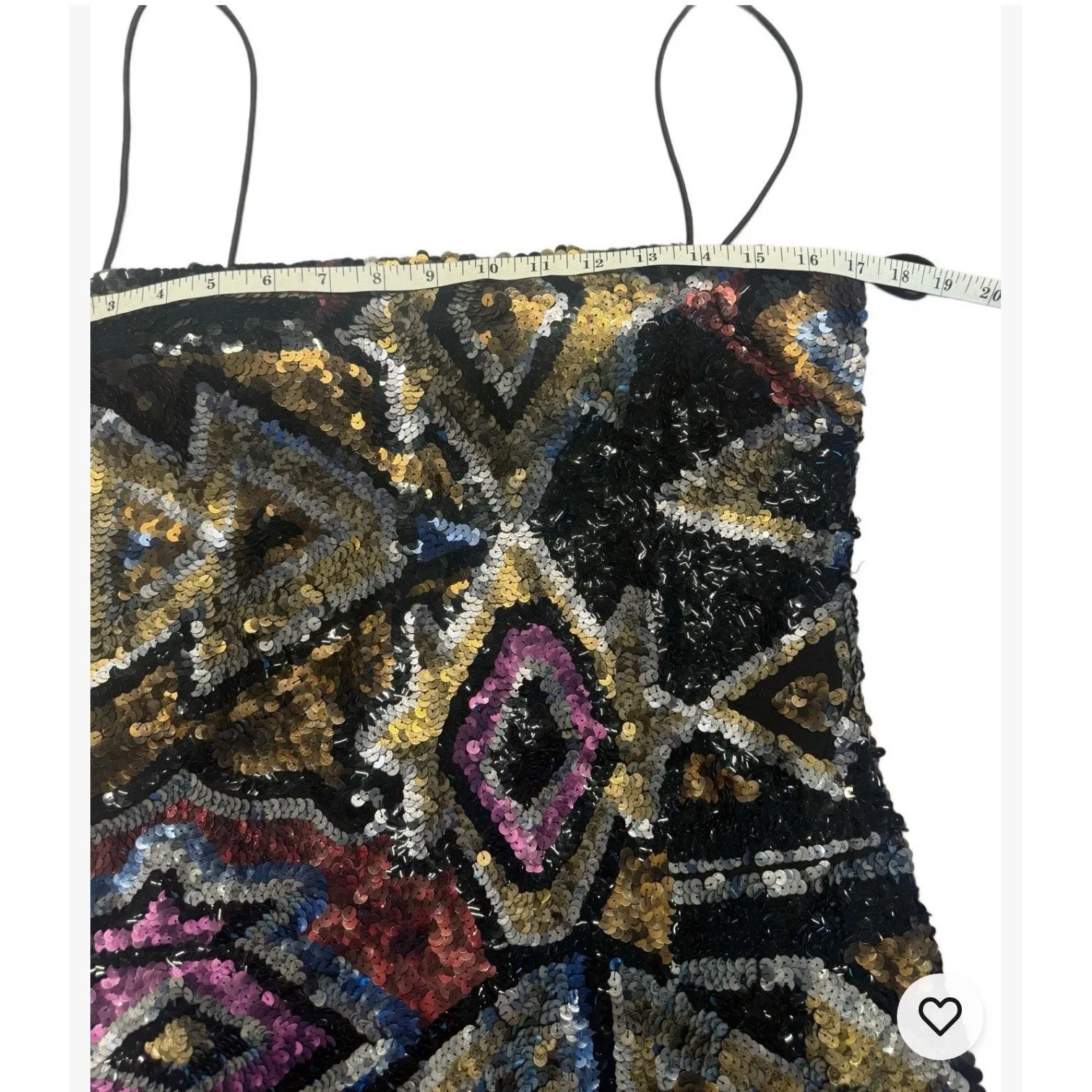 Reformation Mignon Holiday Party Dress Sequin Sparkle Glam Cocktail New years‎ M Size M - Image 5