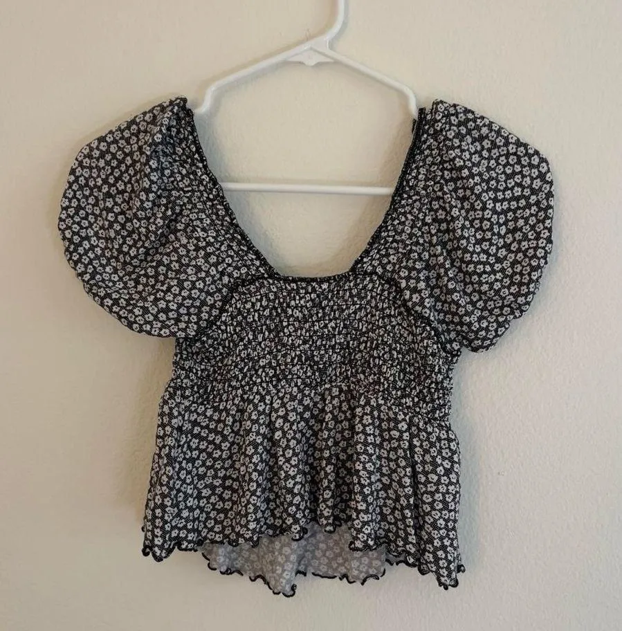 UO Angelo Smocked Babydoll Bodice Top​ - Image 5