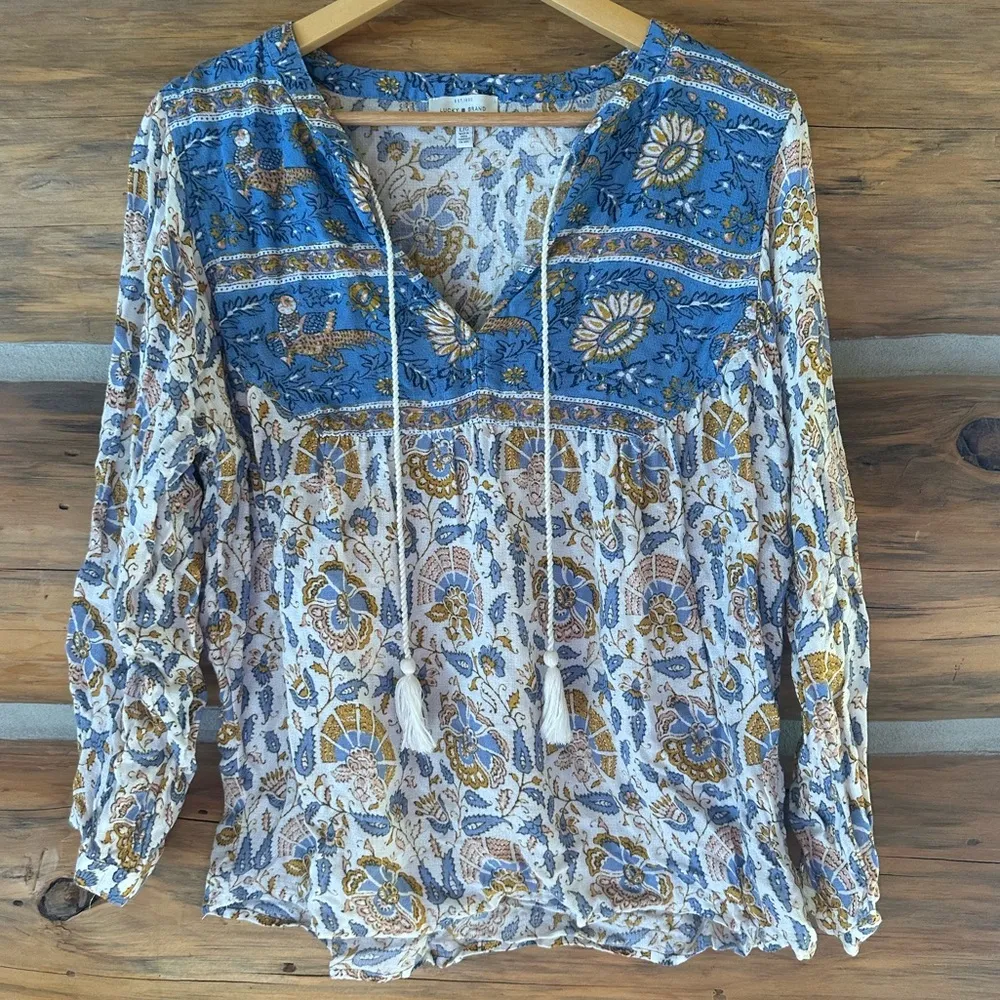 Lucky Brand Boho Peasant Blouse - Image 2