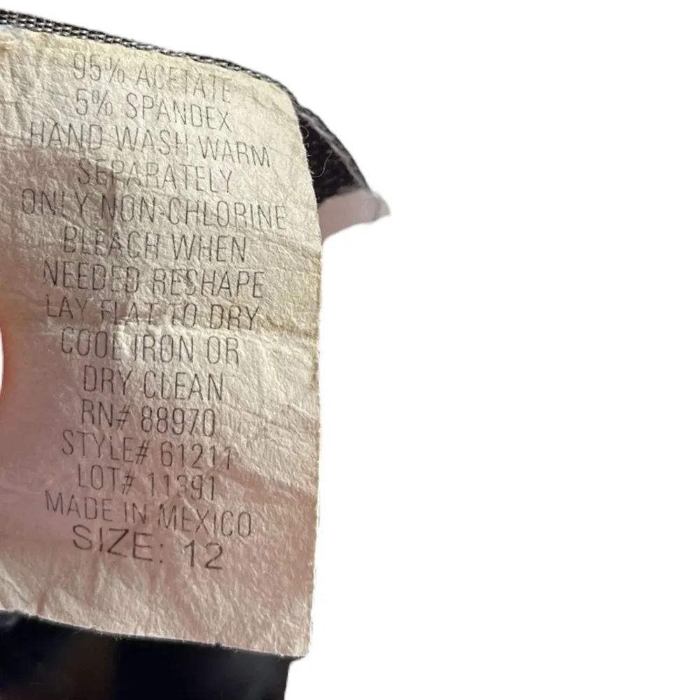 Ronni Nicole  by Ouida Black Sparkle Glitter Martini Cocktail Party Dance Dress - Image 8