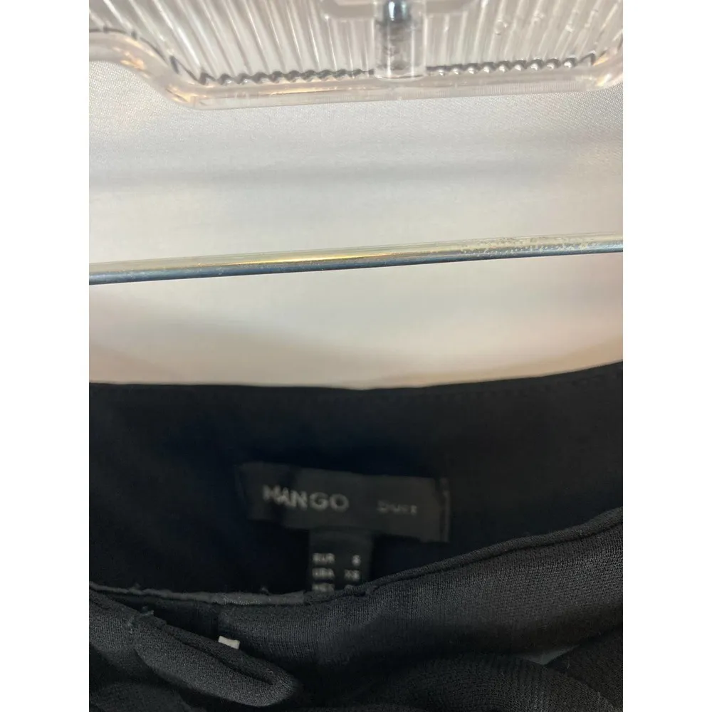 MANGO Suit Tie Waist Dress Pants Size XS - Image 3