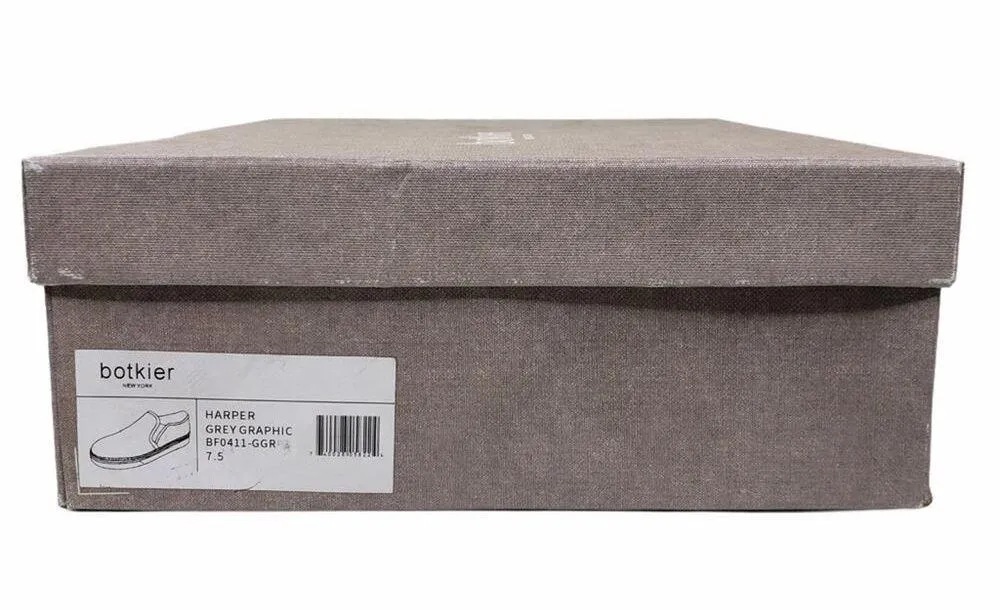 Botkier Harper Slip On Sneaker in Grey Graphic Women's Size 7.5 Medium NEW - Image 11