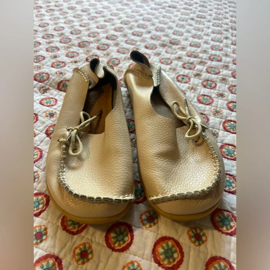 Beinfaith Women's Soft Cowhide Leather Loafer Shoes Slip - Image 2