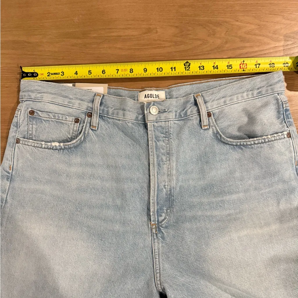 Agolde‎ Ren High Rise Wide Leg Jeans Size 34 in Smash - Image 10