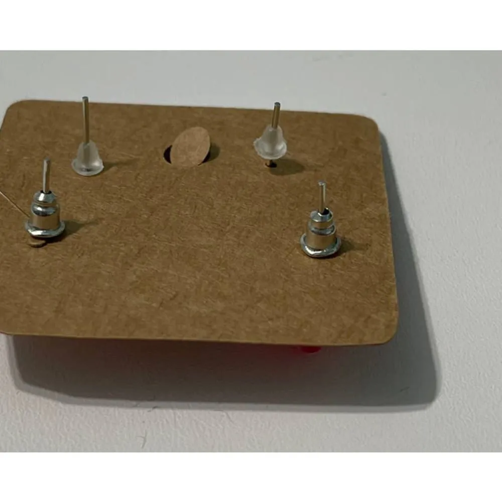 Glitter Unicorn‎ Studs Gummy Bear Studs Pink Set - Image 3