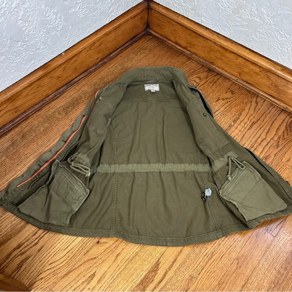 LUCKY BRAND Hunter Green Military Style Outdoor Utility Sleeveless Vest Size M - Image 13