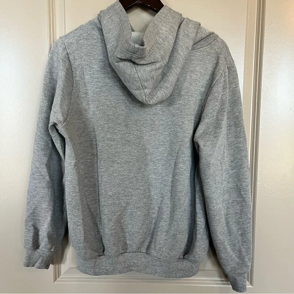 Stay Hungry Pullover Hoodie Gray Size M - Image 6