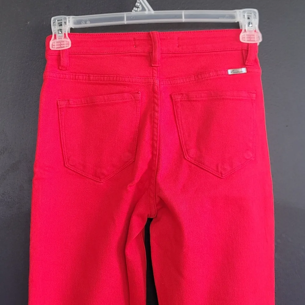 KanCan True Red Skinny 5 Pocket Jeans 25 - Image 9
