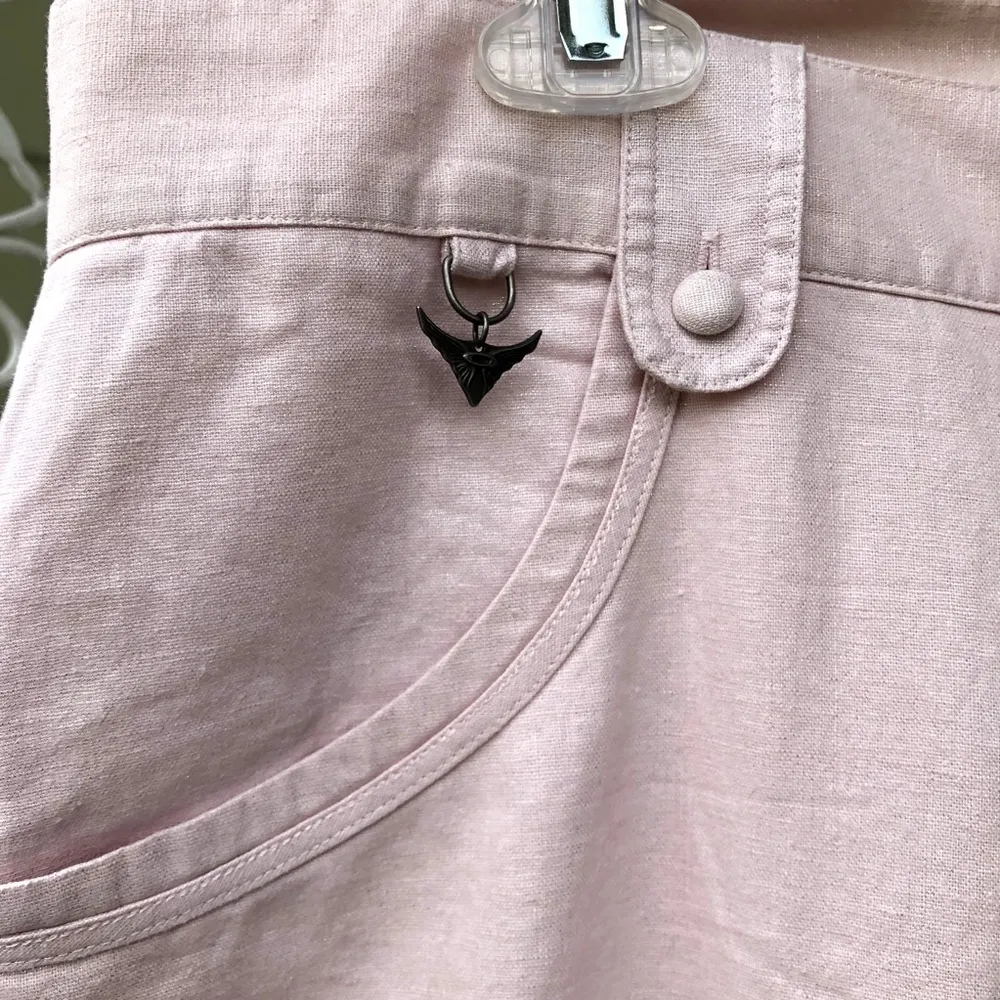 NEW  Pink Shimmer Casual Summer Pants 8 - Image 4