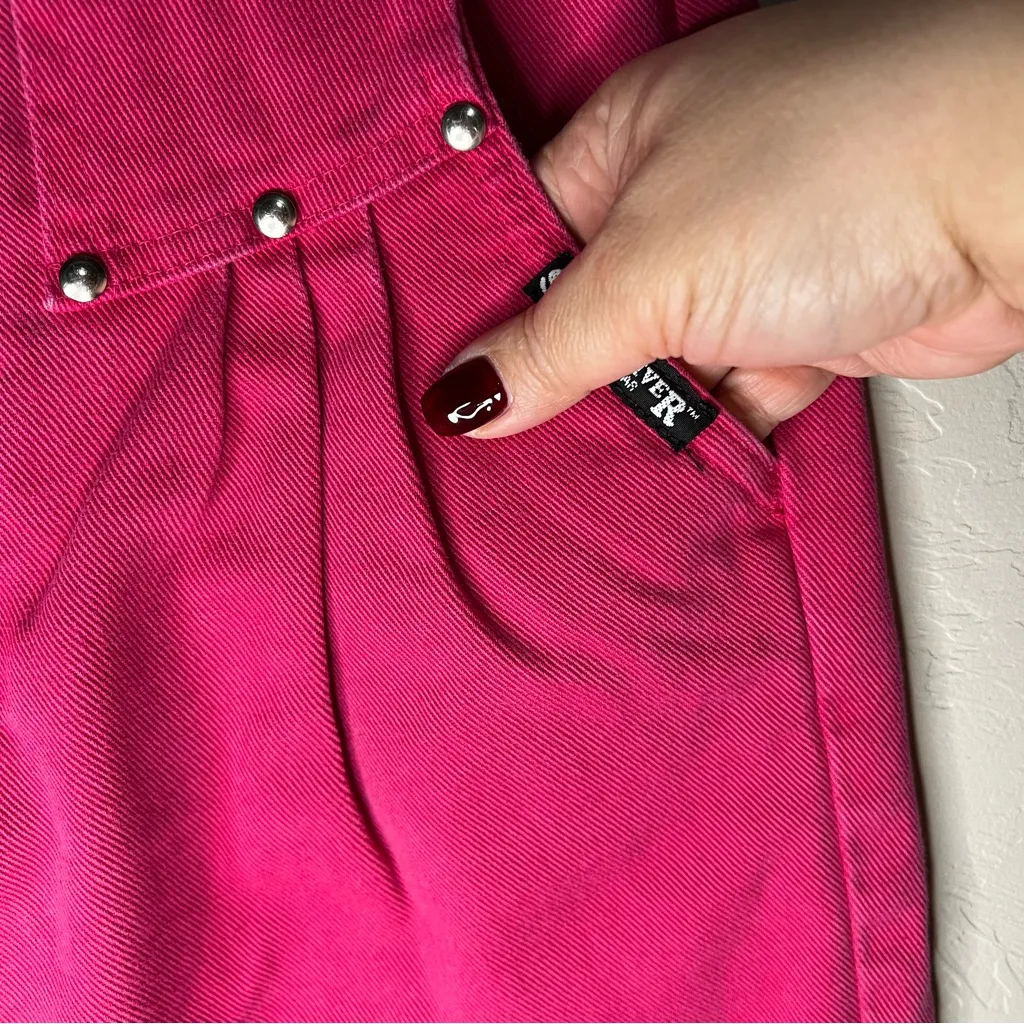 Stone River Mountain Wear Vintage Western Hot Pink High Rise Pleated Jeans Size 25 - Image 6