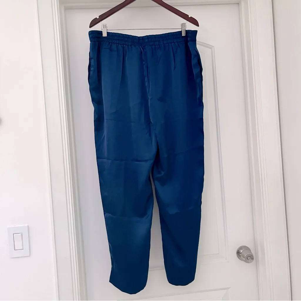 Gretchen Scott Pull on Pants Mix Master in Blue Goddess - Image 3